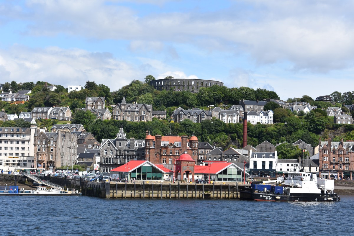 View of Oban from the ferry