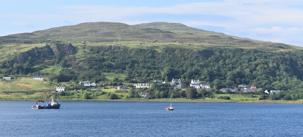 View of Skye from ferry