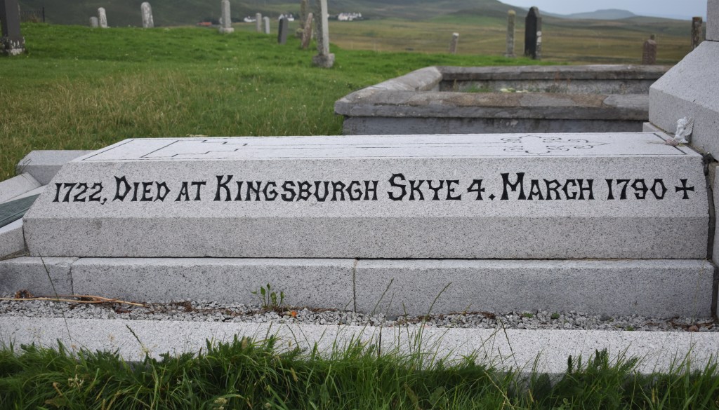 Flora Macdonald gravestone