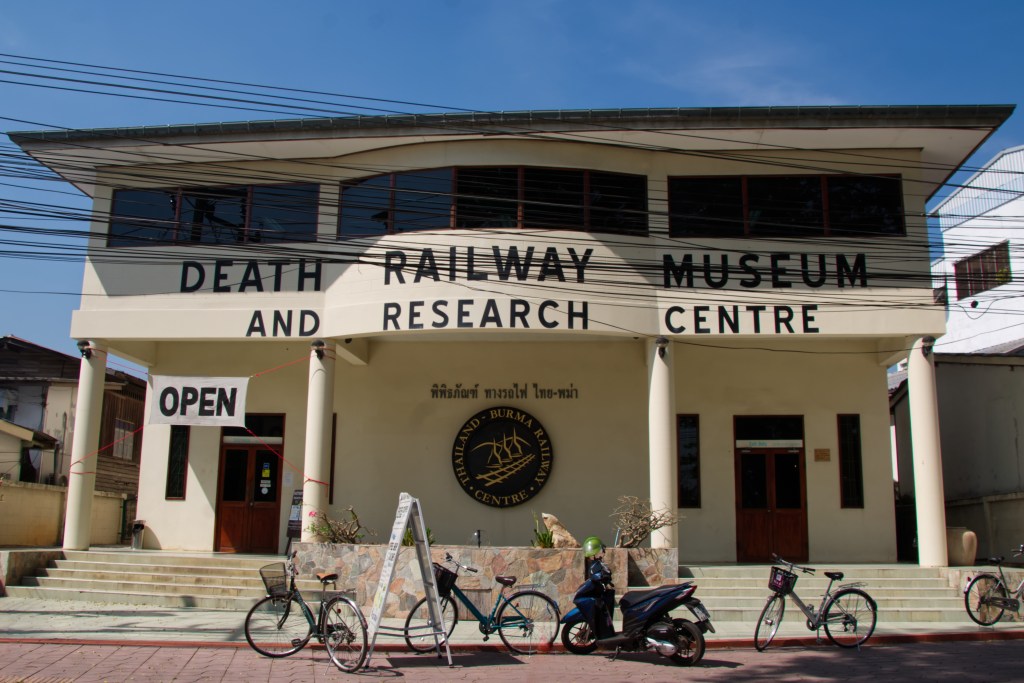 Image showing the outside of the Death Railway Museum in Kanchanaburi.